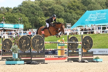William Whitaker takes the 7-year-old final at the Al Shira’aa Bolesworth Young Horse Finals William Whitaker takes the 7-year-old final at the Al Shira’aa Bolesworth Young Horse Finals